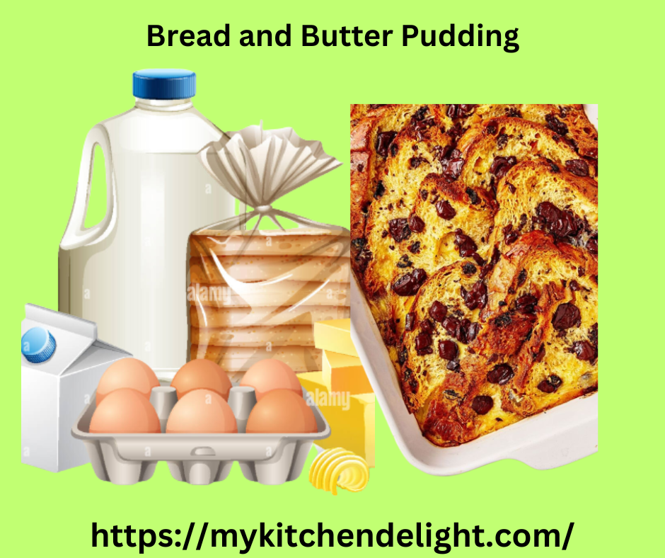 Bread and butter pudding is a traditional bread pudding in British cuisine.