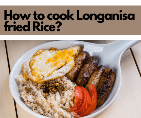 Longanisa is high in fat.