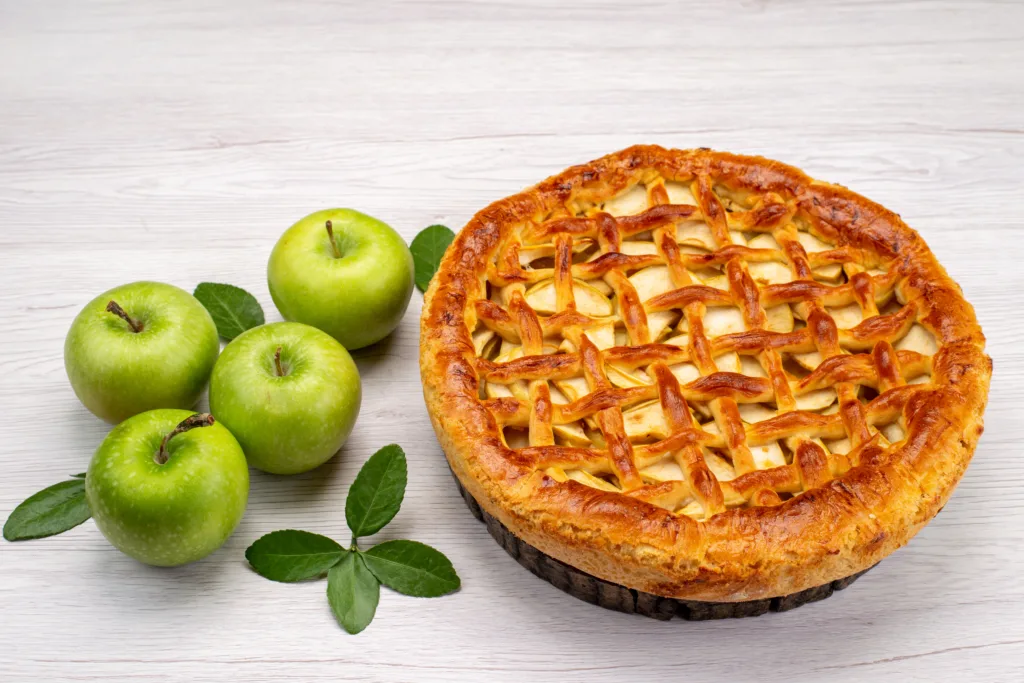 Apple pie is very favorite sweet dish.